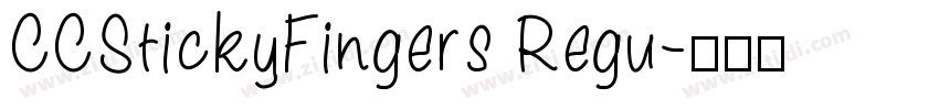 CCStickyFingers Regu字体转换